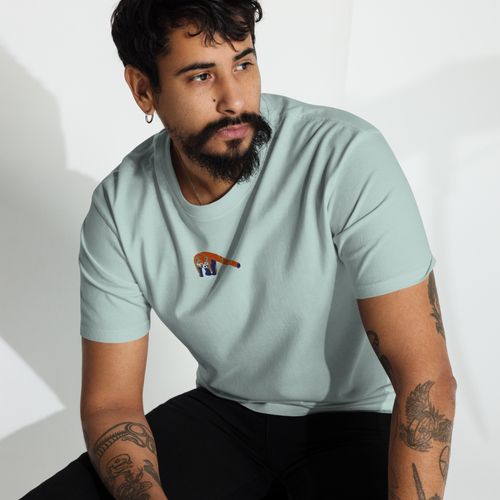 Little Ember | Embroidered Red Panda Heavyweight Tee