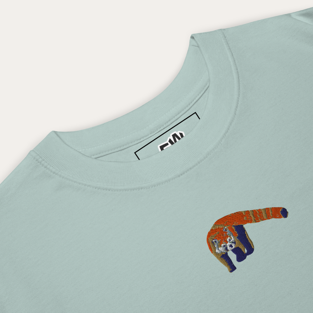 Little Ember | Embroidered Red Panda Heavyweight Tee