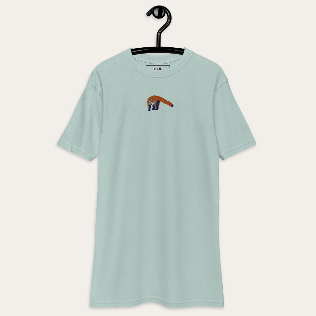 Little Ember | Embroidered Red Panda Heavyweight Tee